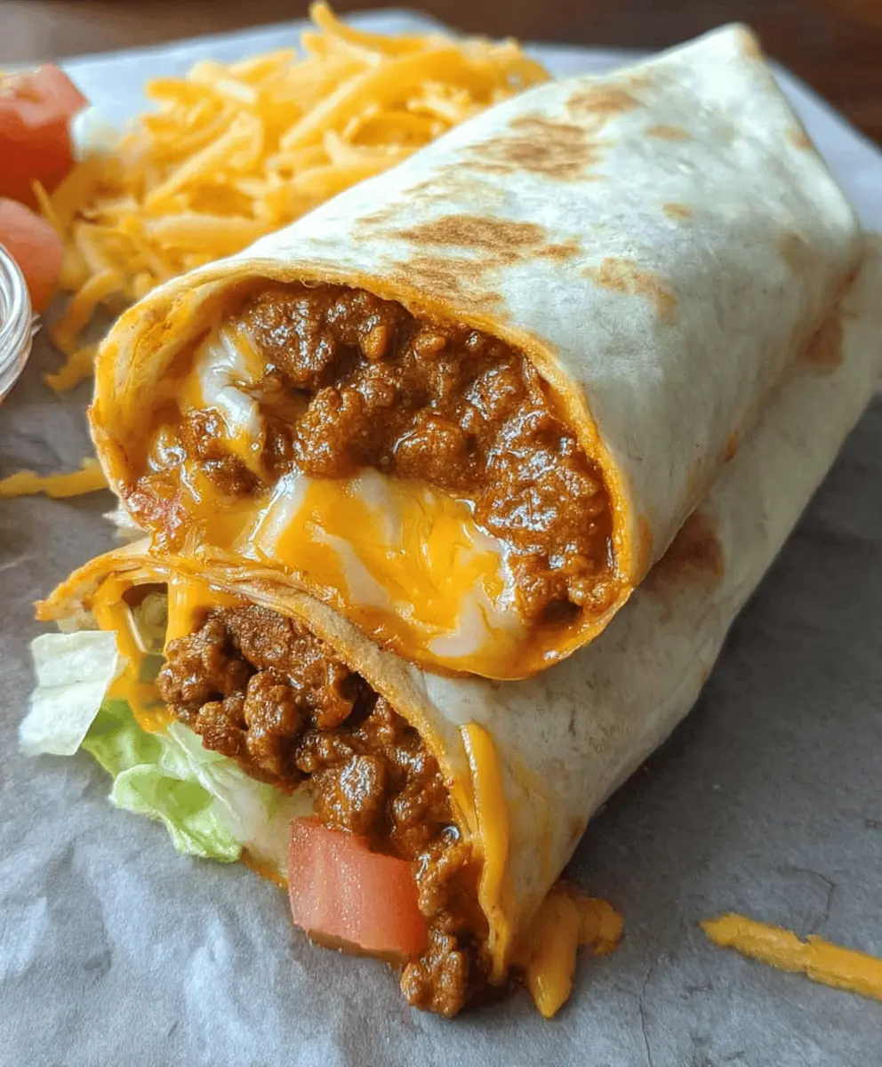Easy Copycat Taco Bell Chili Cheese Burrito Recipe
