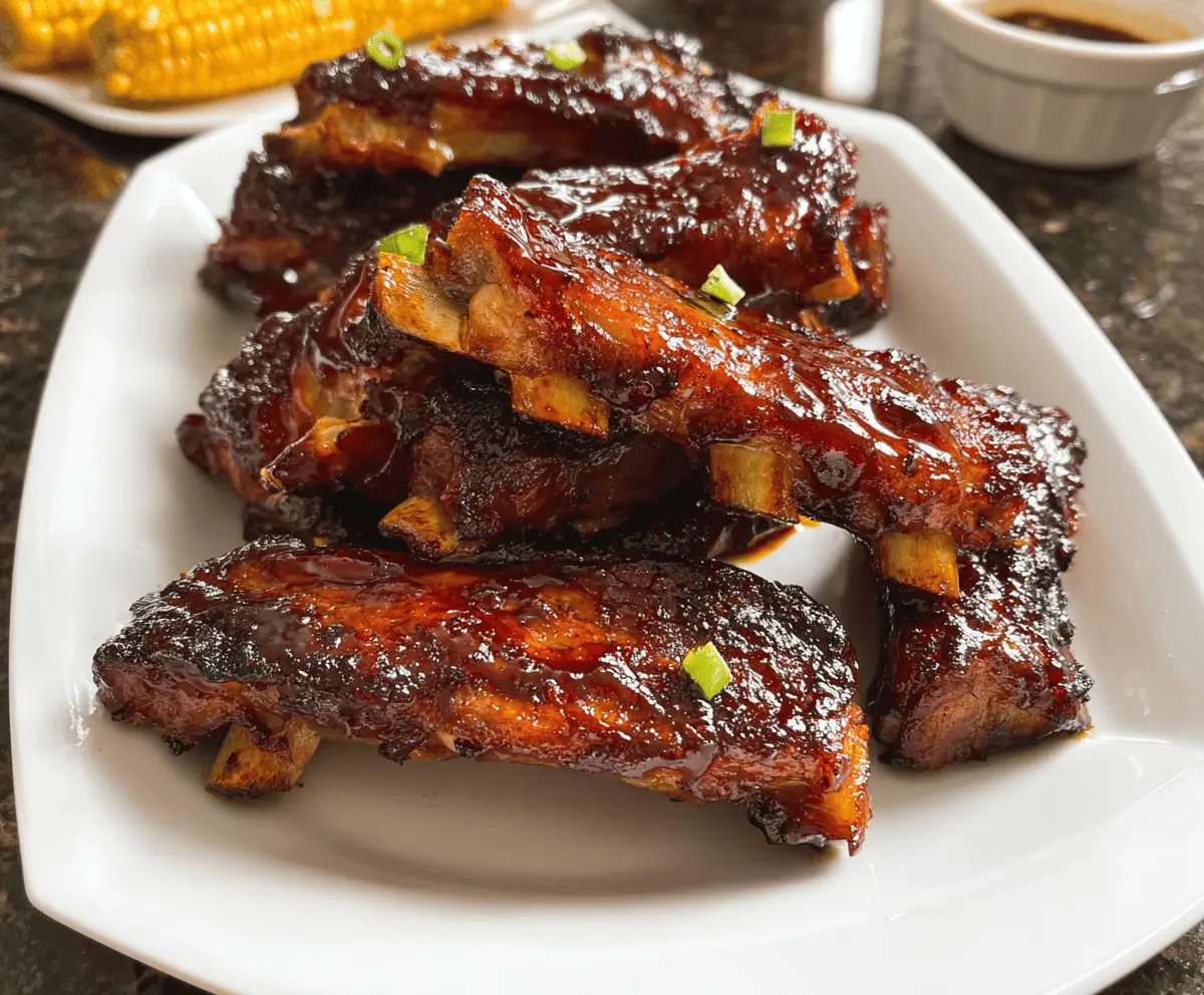 Easy Soy Honey Glazed Pork Ribs Recipe