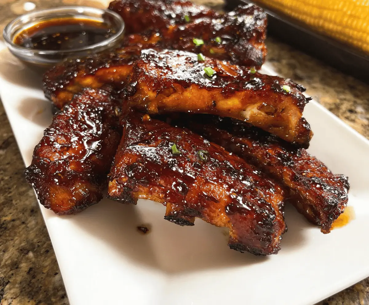 Easy Soy Honey Glazed Pork Ribs Recipe