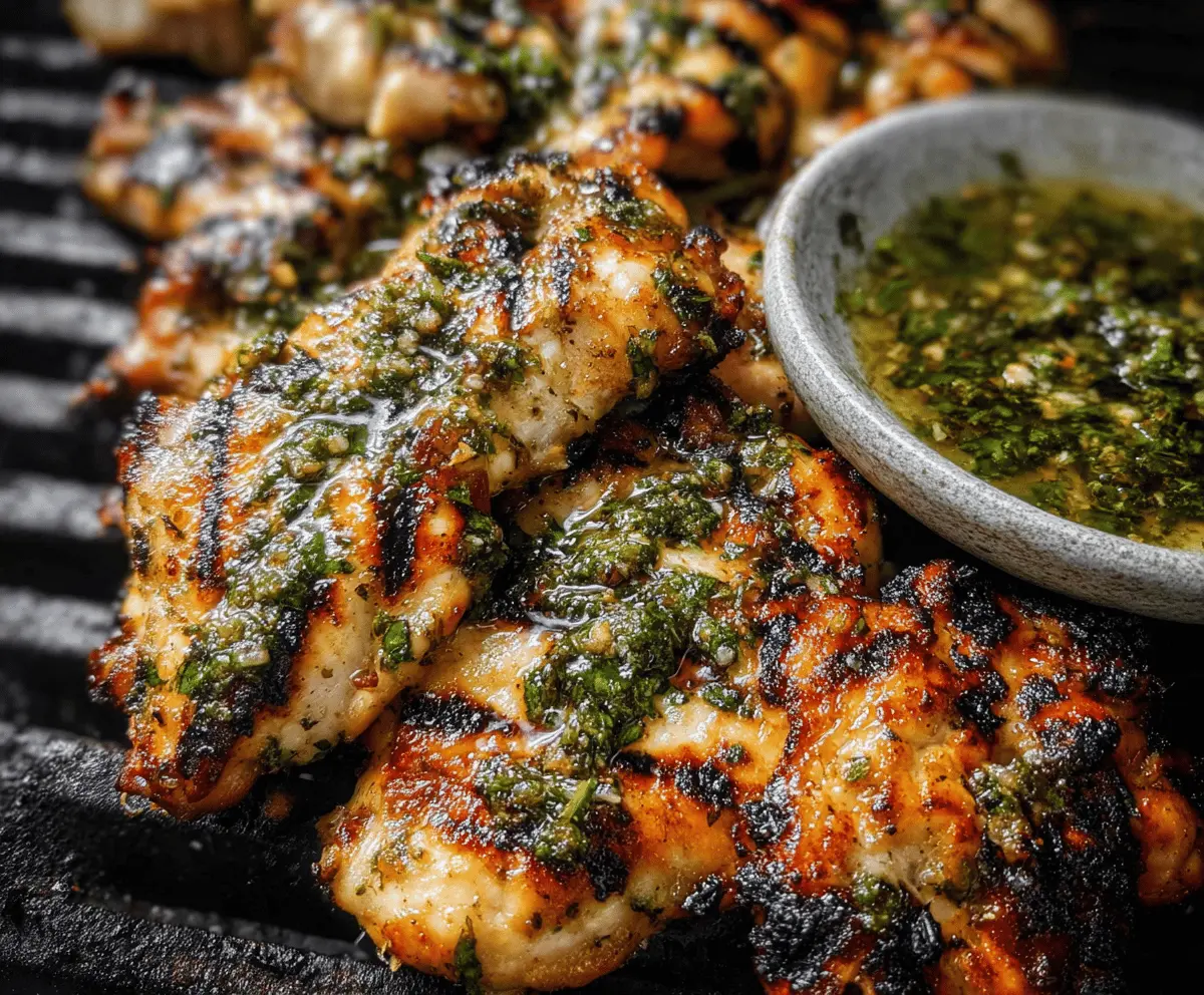 Easy Grilled Chimichurri Chicken Recipe