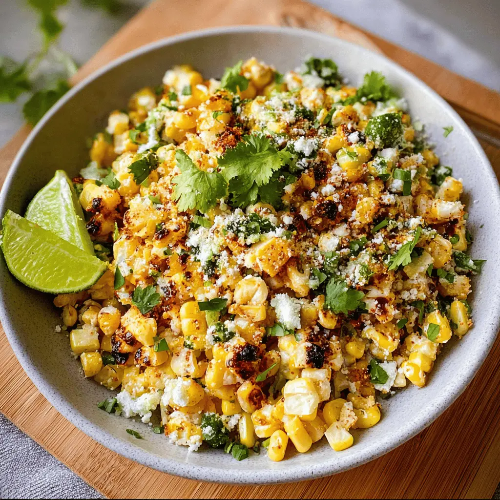 Easy Mexican Street Corn Salad Recipe