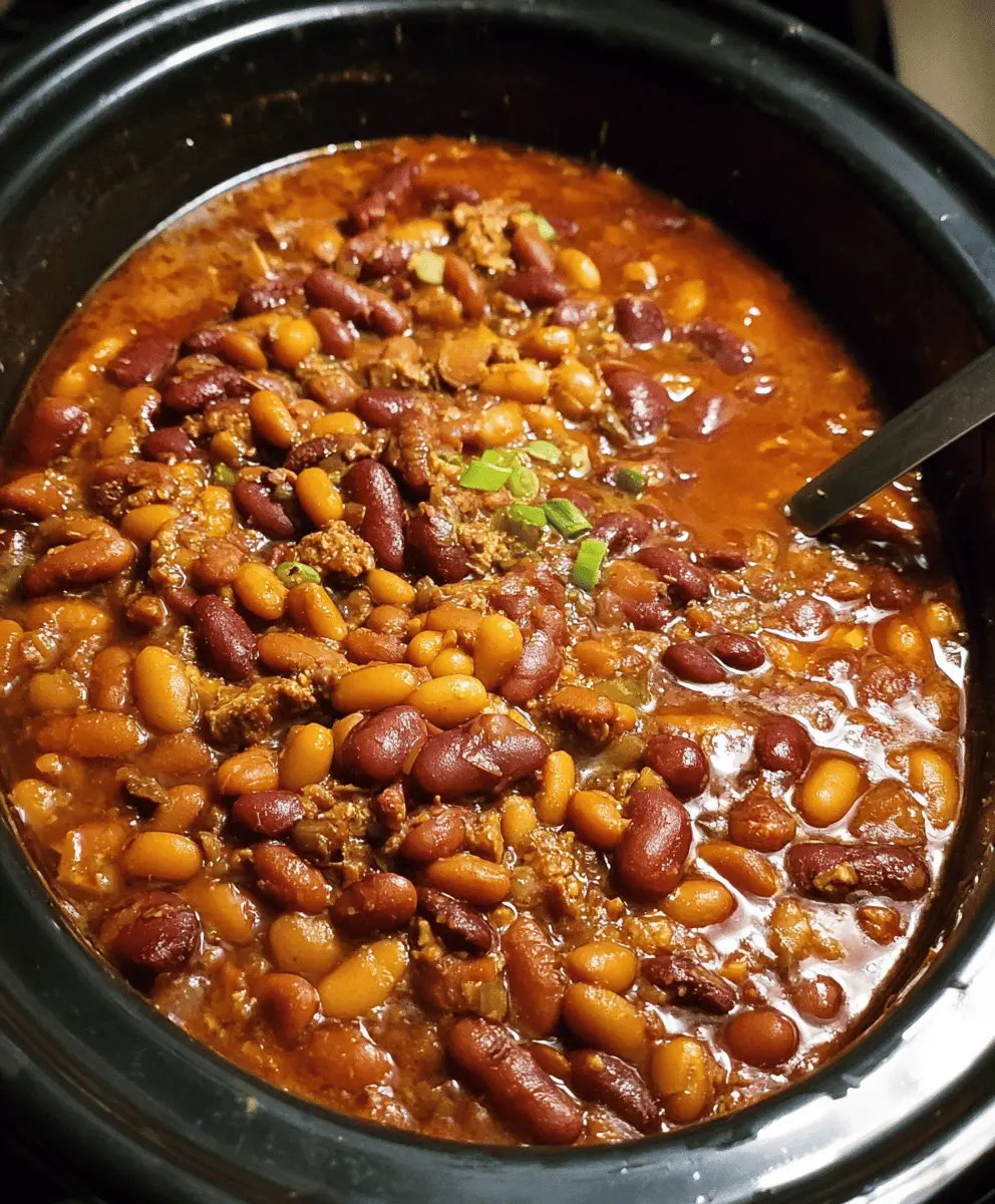 The Best Easy Crockpot Cowboy Beans Recipe