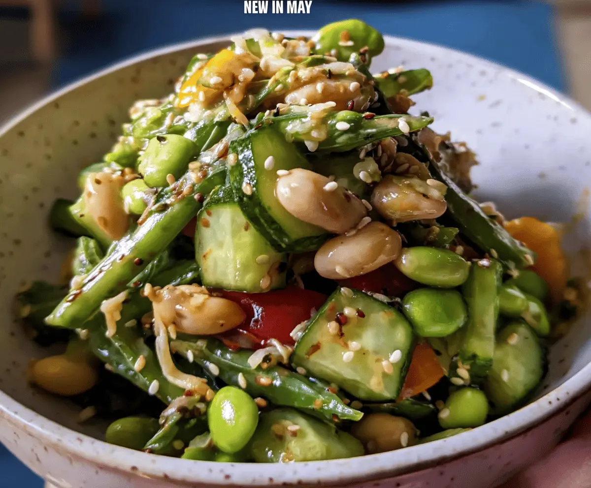 Easy Miso Sesame Bean Salad Recipe