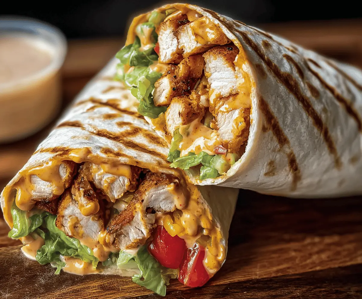 Easy Chipotle Ranch Grilled Chicken Burrito Recipe