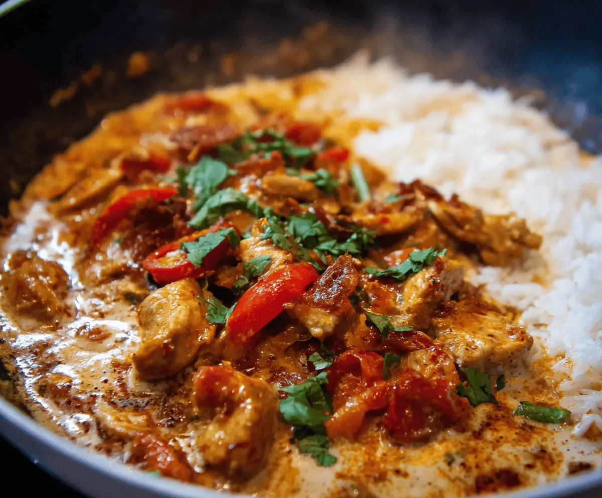 Easy Spicy Coconut Chicken Curry for Summer