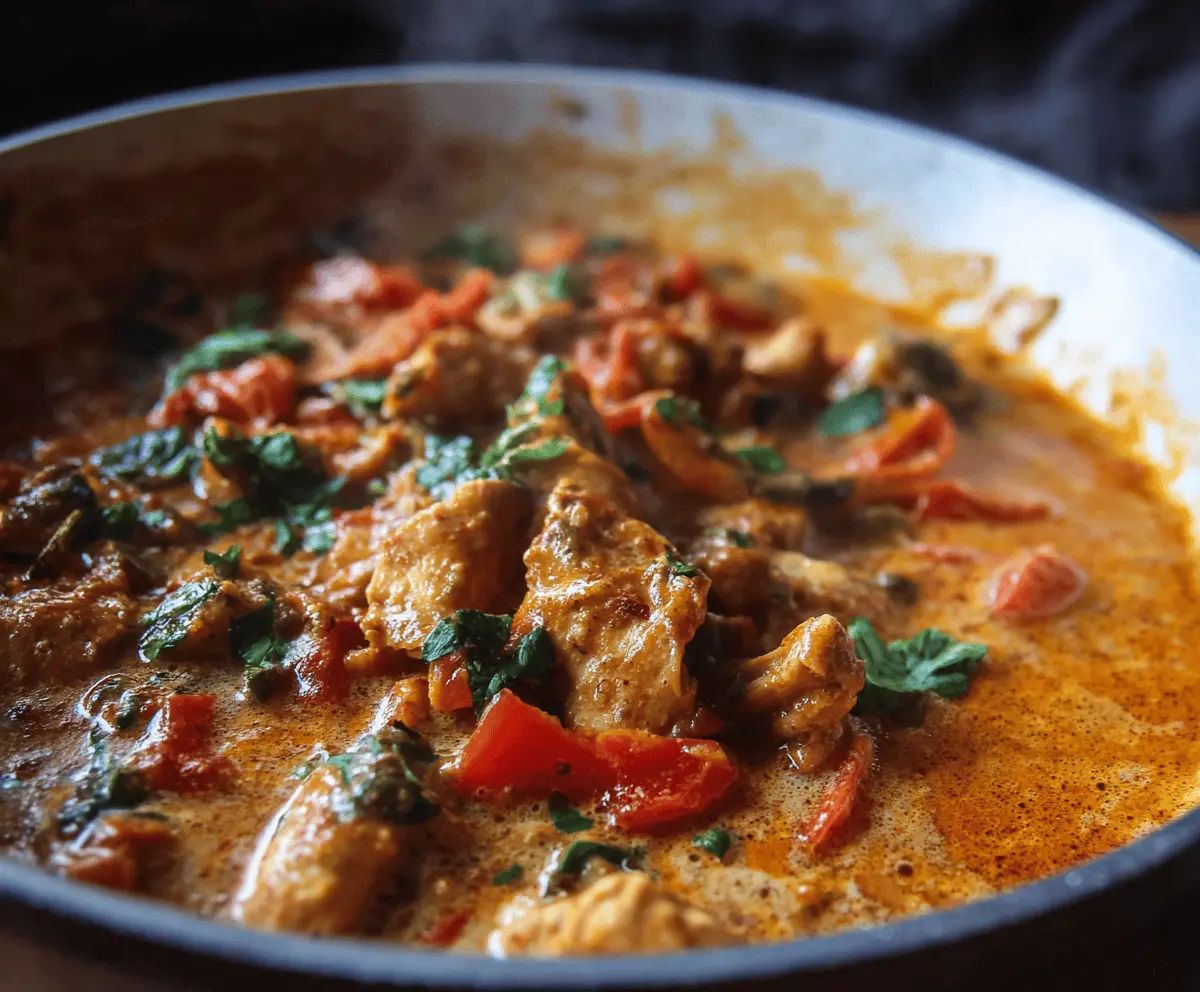 Easy Spicy Coconut Chicken Curry for Summer