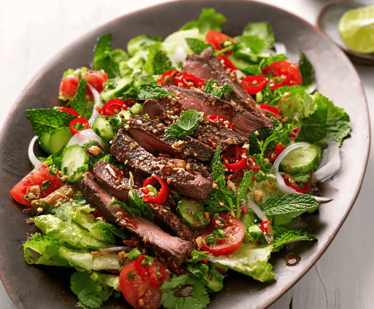 Easy Thai Beef Salad with Fresh Herbs