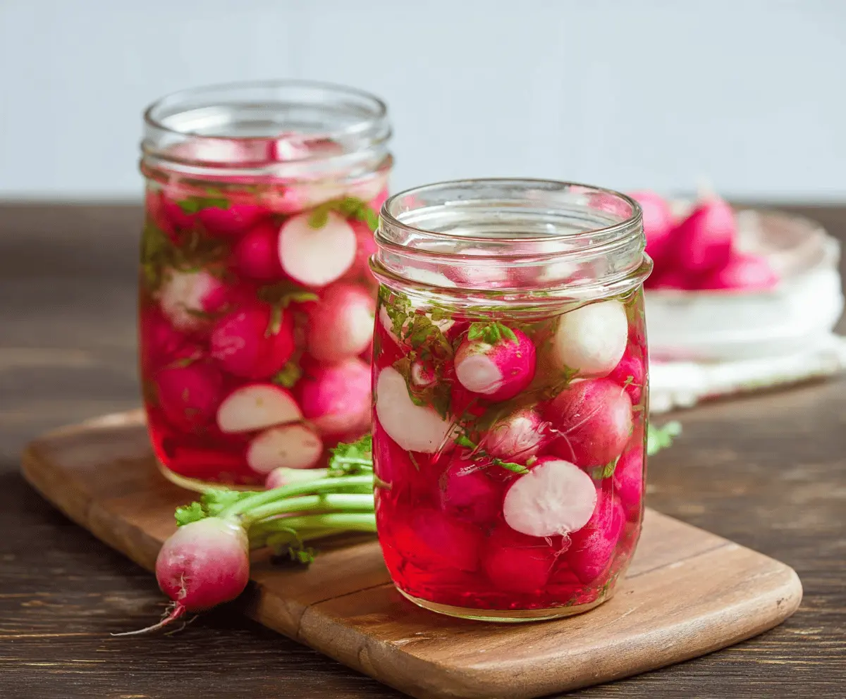 Easy Refrigerator Pickled Radishes Recipe