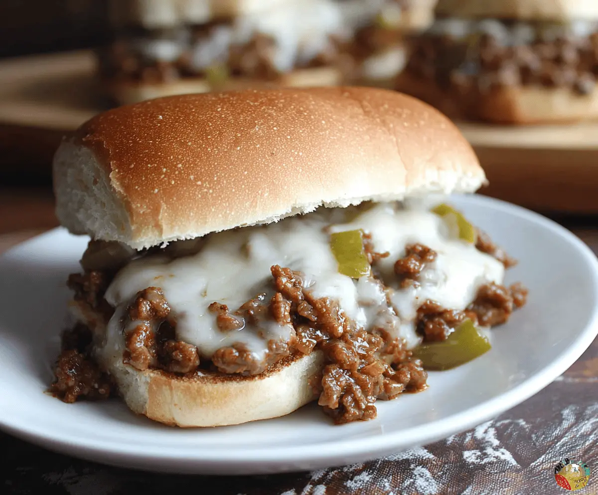 Easy Philly Cheesesteak Sloppy Joes Recipe