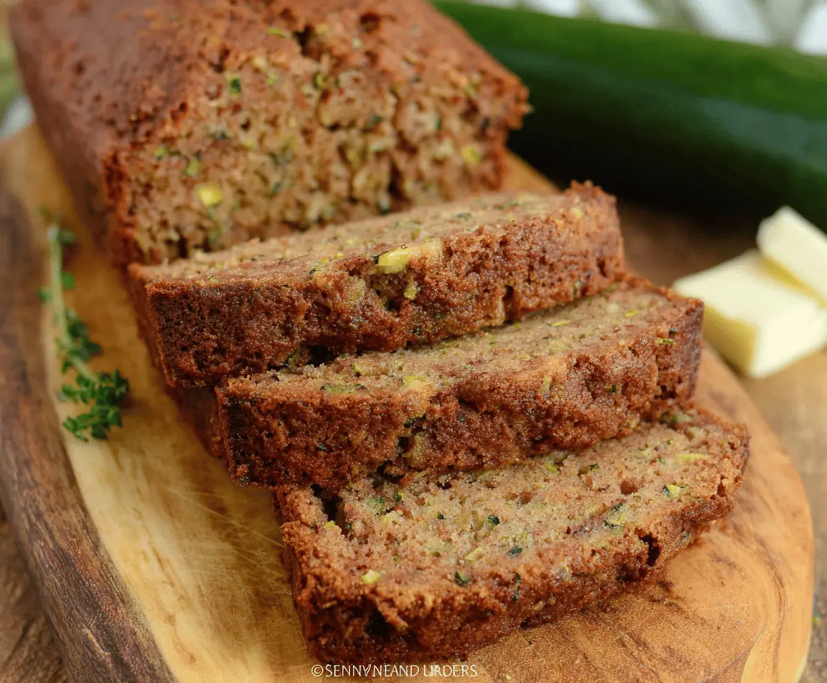 Moist and Easy Zucchini Bread Recipe