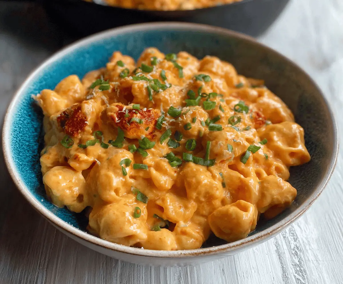 Creamy Buffalo Mac and Cheese Recipe