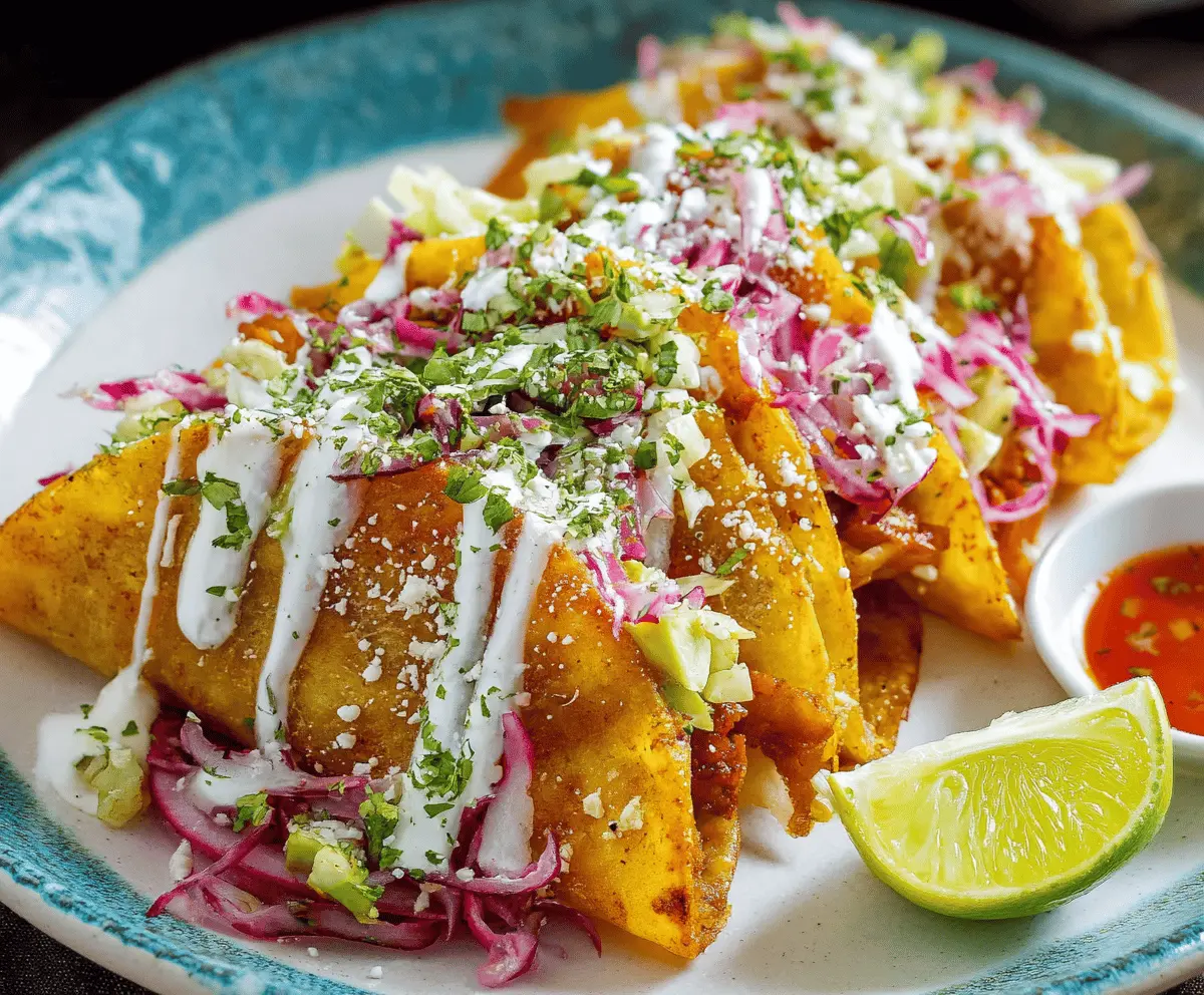 Crispy Tacos Dorados Recipe for Easy Dinner