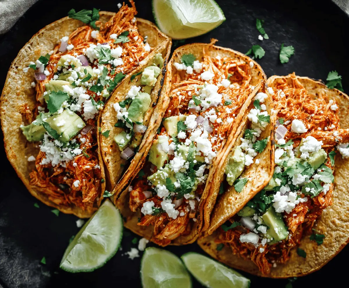 Easy Chicken Tinga Tacos Recipe for Taco Night