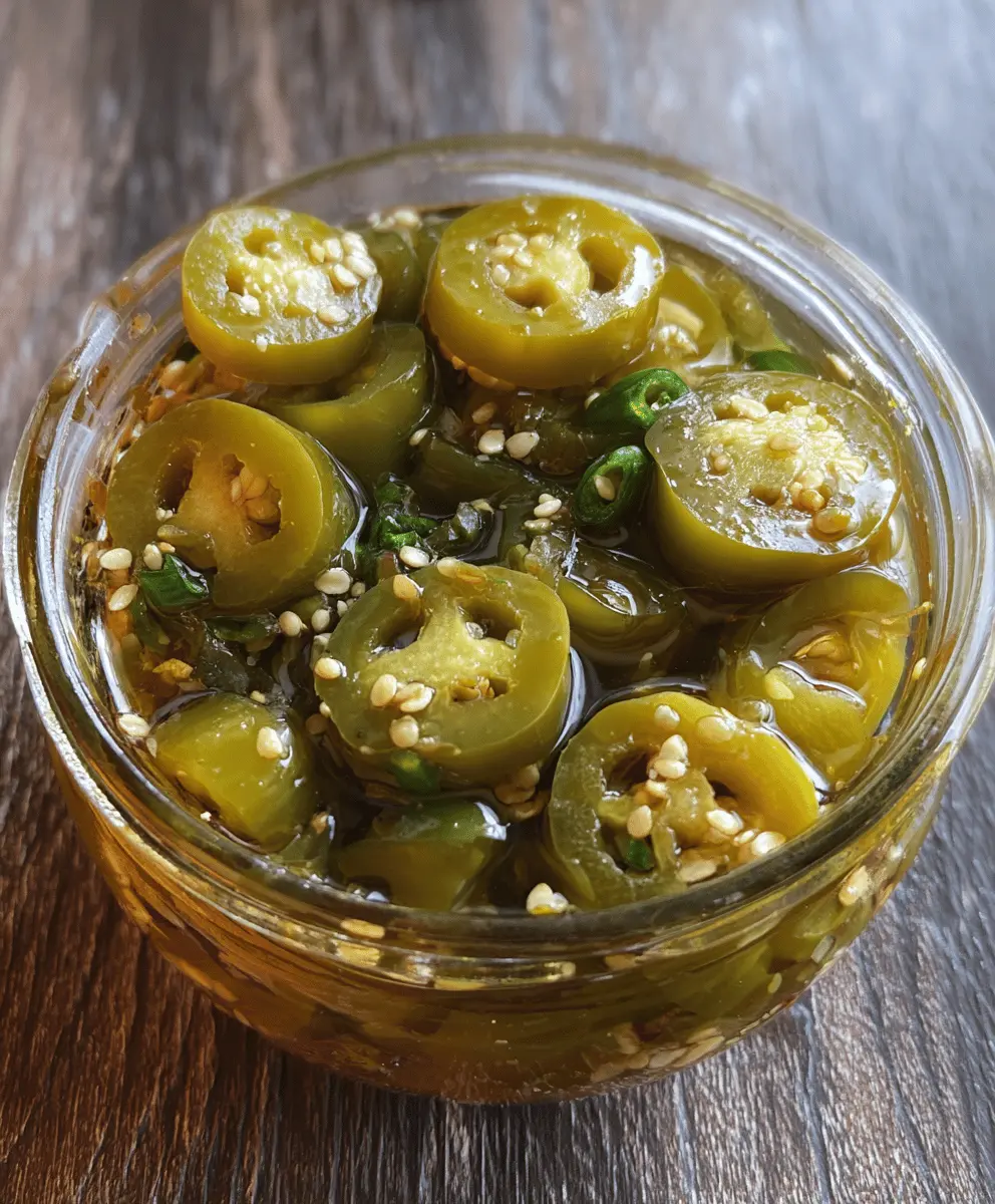 Easy Pickled Bread and Butter Jalapeno Recipe