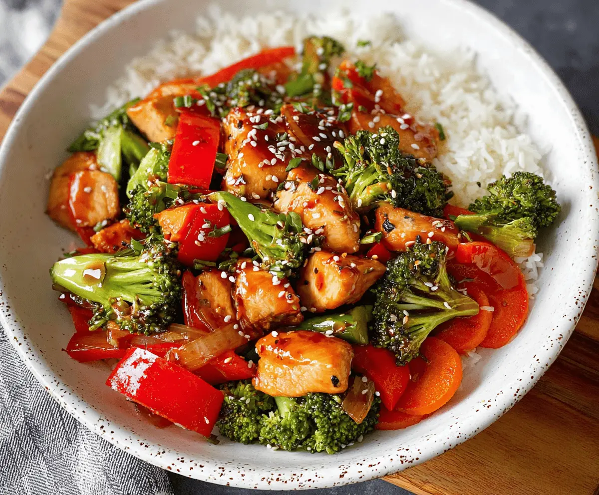 Easy Honey Garlic Chicken Stir Fry Recipe