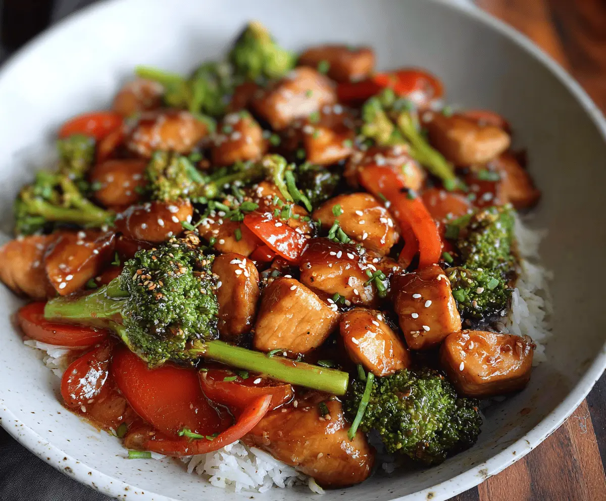 Easy Honey Garlic Chicken Stir Fry Recipe