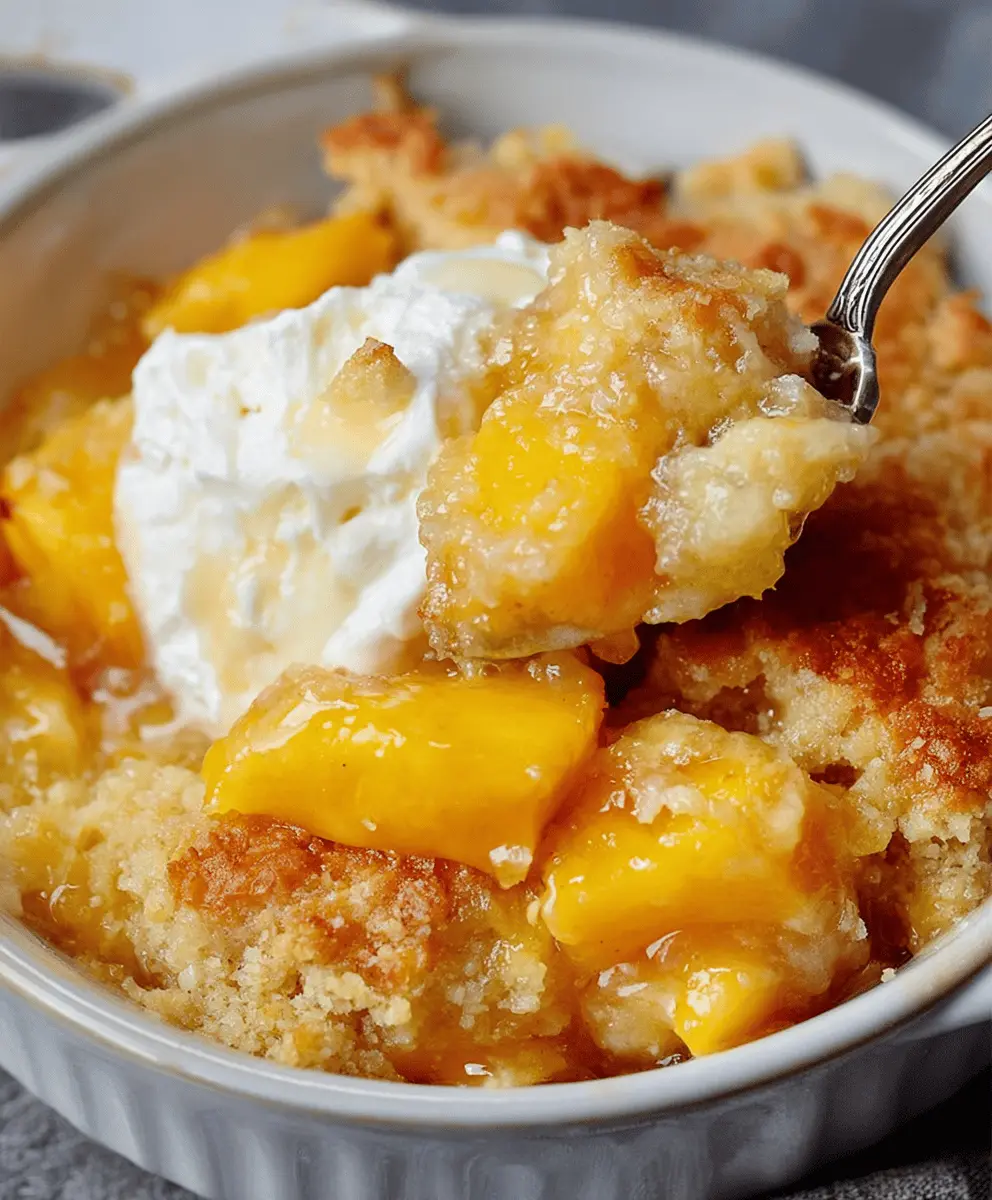 Easy Canned Peach Cobbler Recipe for Beginners