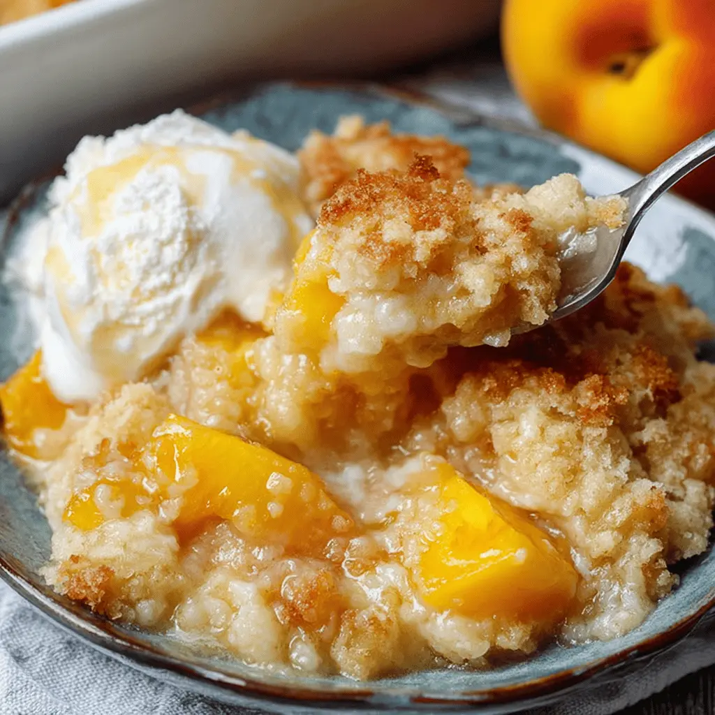 Easy Canned Peach Cobbler Recipe for Beginners