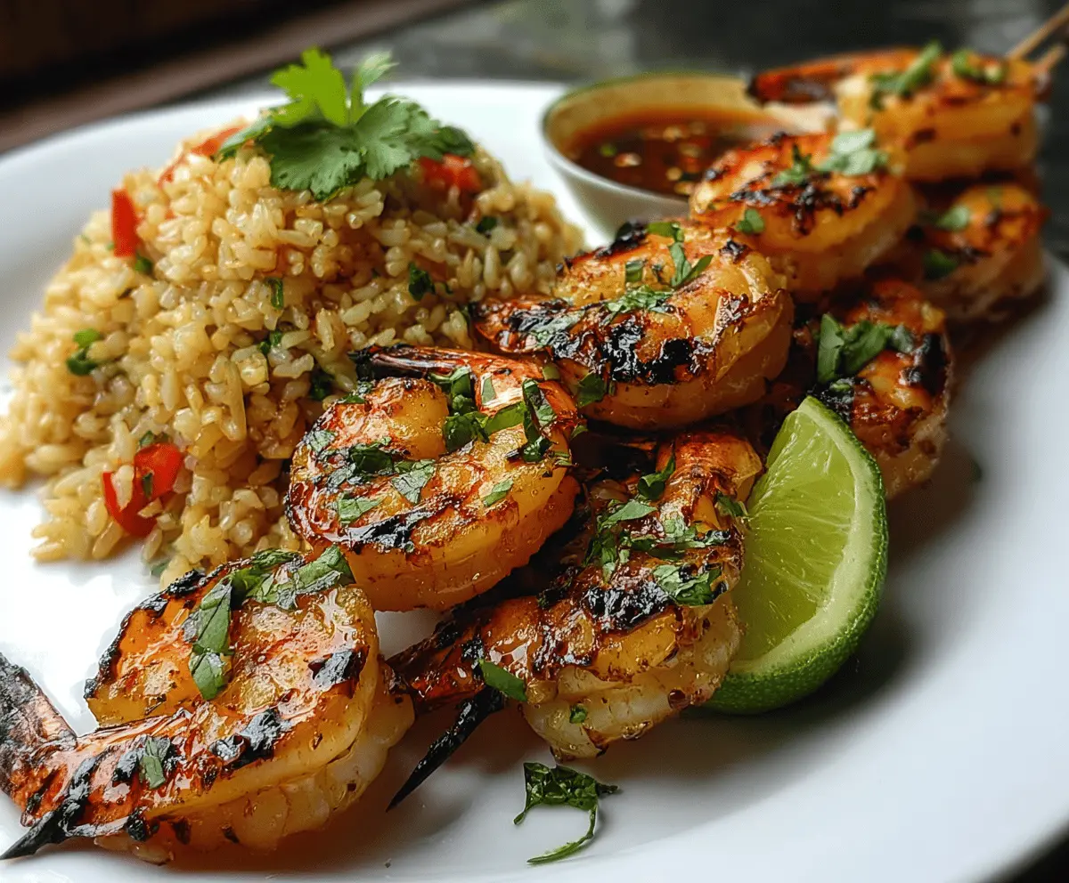 Thai Chili Lemongrass Shrimp with Zesty Lime Fried Rice