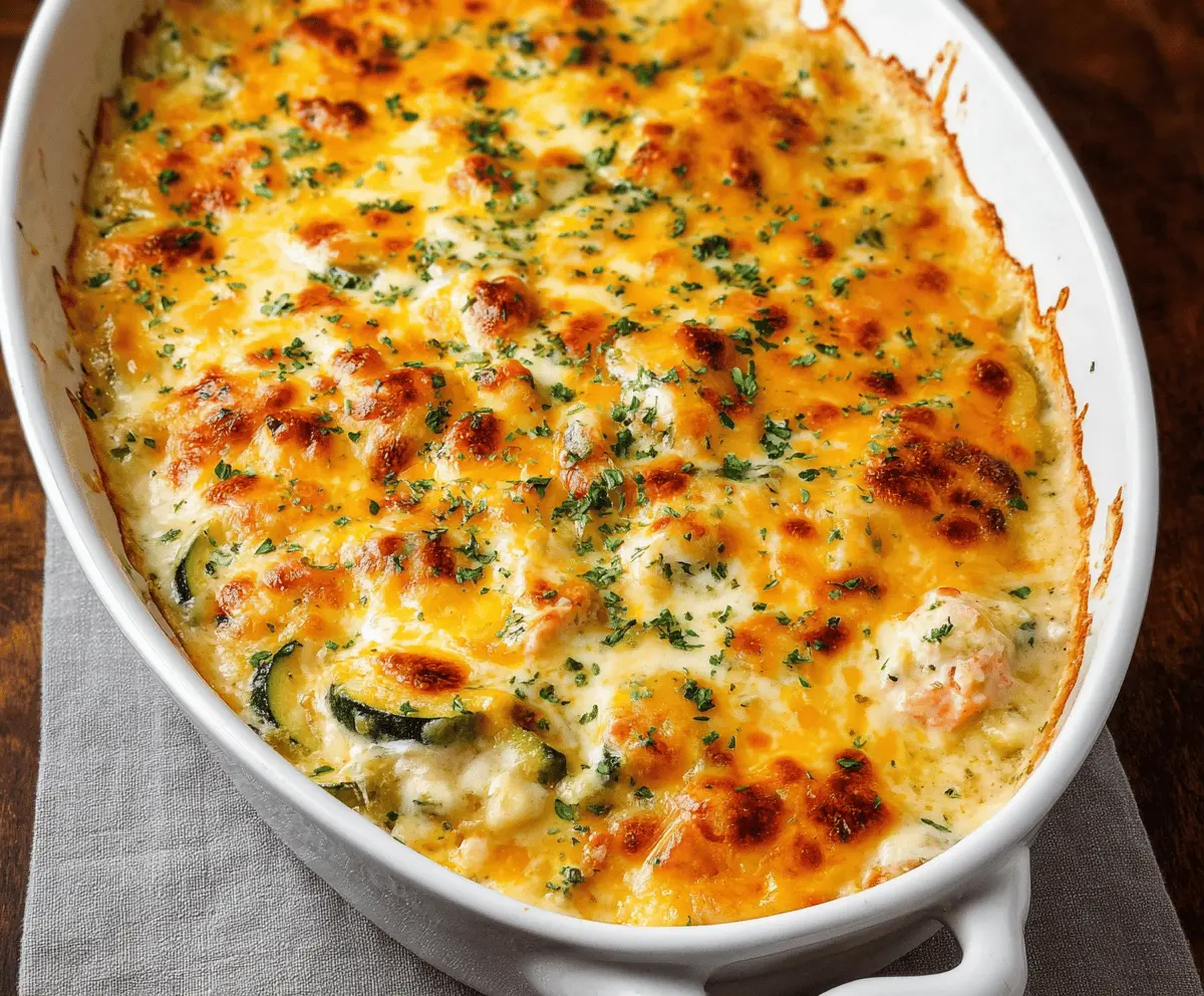 Easy Chicken Zucchini Casserole Recipe