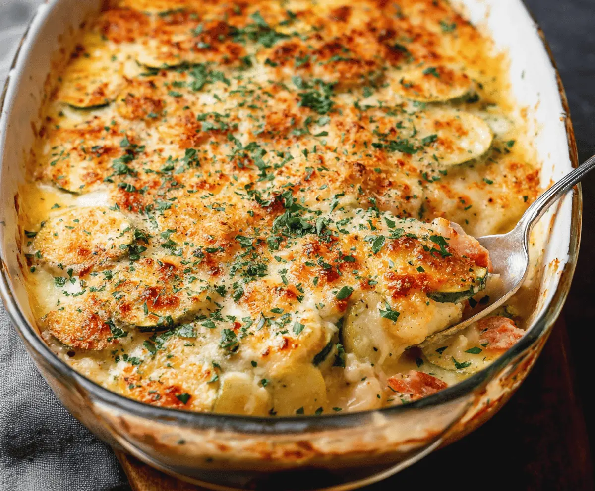 Easy Chicken Zucchini Casserole Recipe