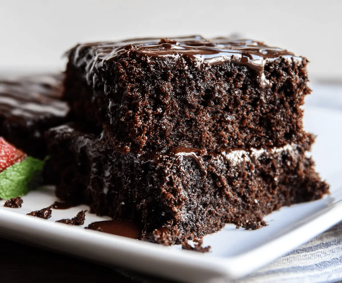 Moist Chocolate Zucchini Cake Recipe