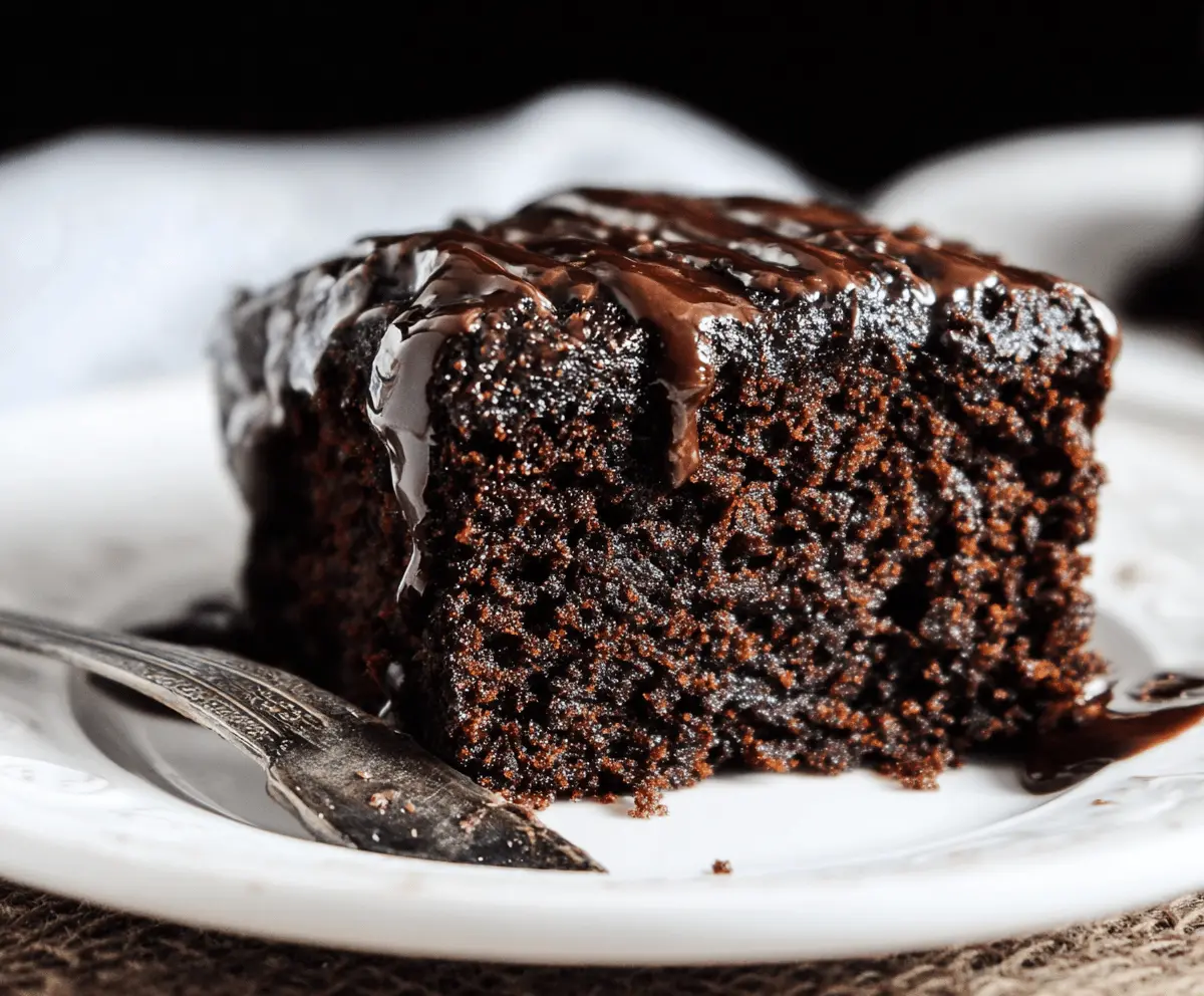 Moist Chocolate Zucchini Cake Recipe
