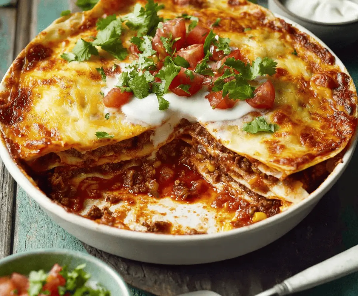 Easy Mary Berry Mexican Tortilla Bake Recipe
