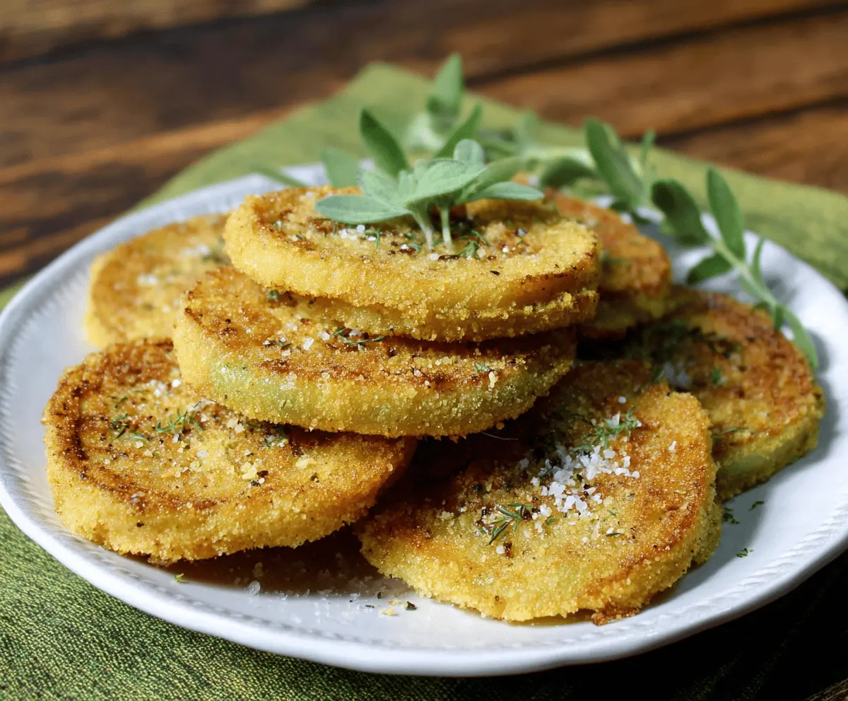 Classic Southern Fried Green Tomatoes Recipe