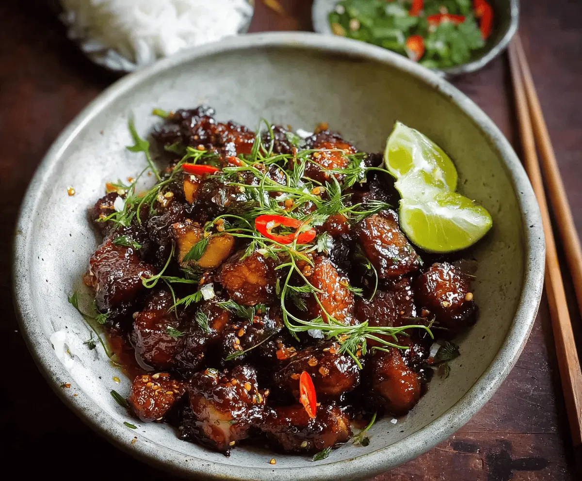 Easy Vietnamese Caramel Pork Recipe You’ll Love
