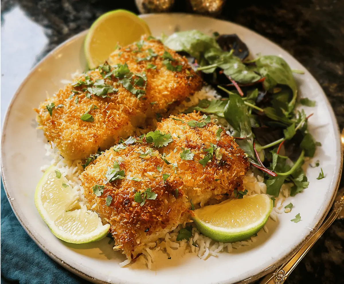 Coconut Crusted Fish Recipe for Easy Tropical Flavor