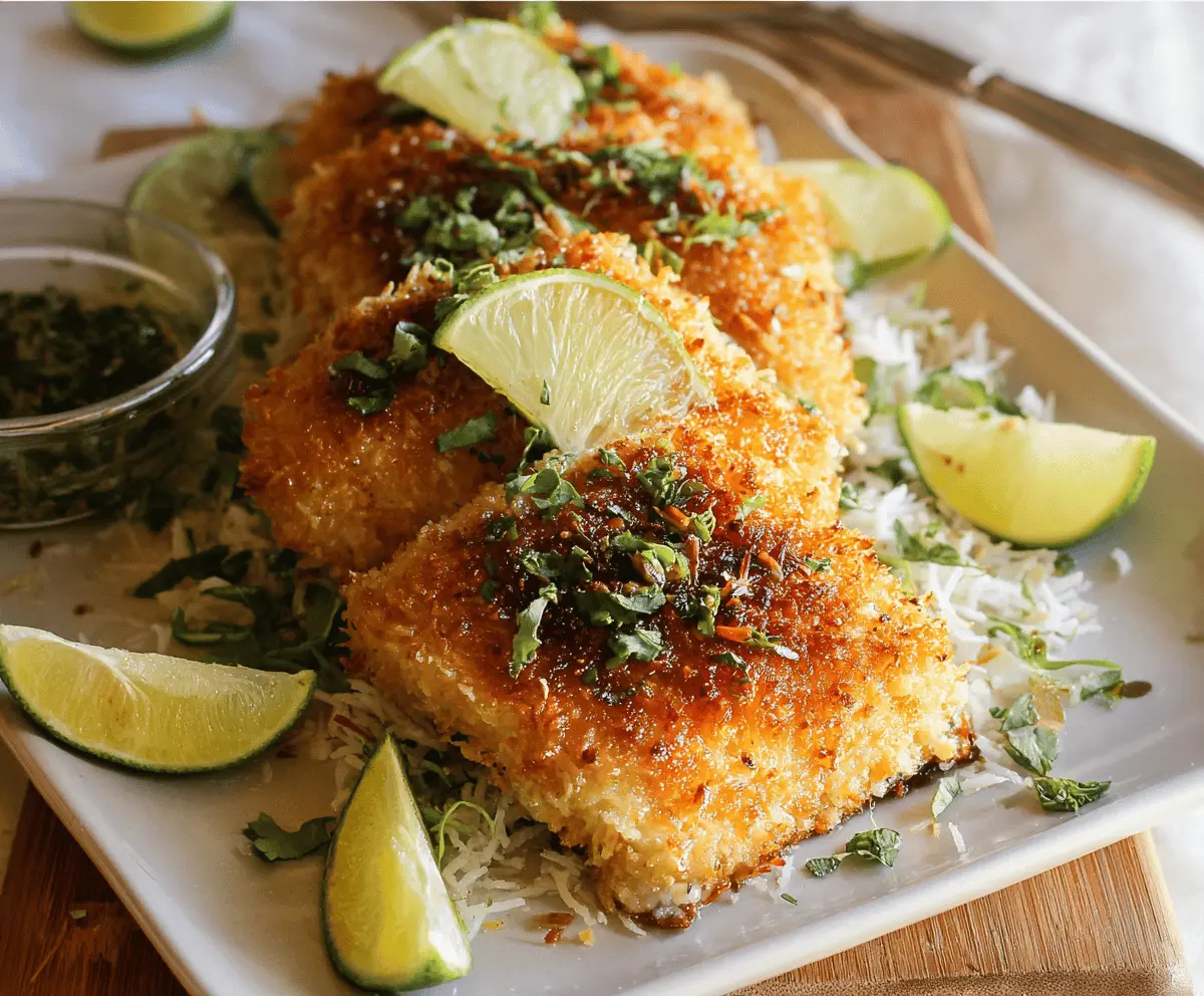 Coconut Crusted Fish Recipe for Easy Tropical Flavor
