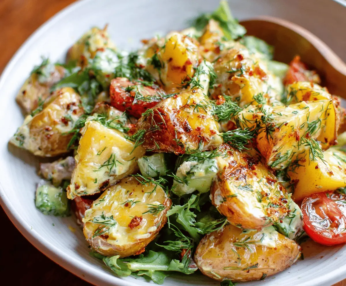 Creamy Roasted Potato Salad Recipe