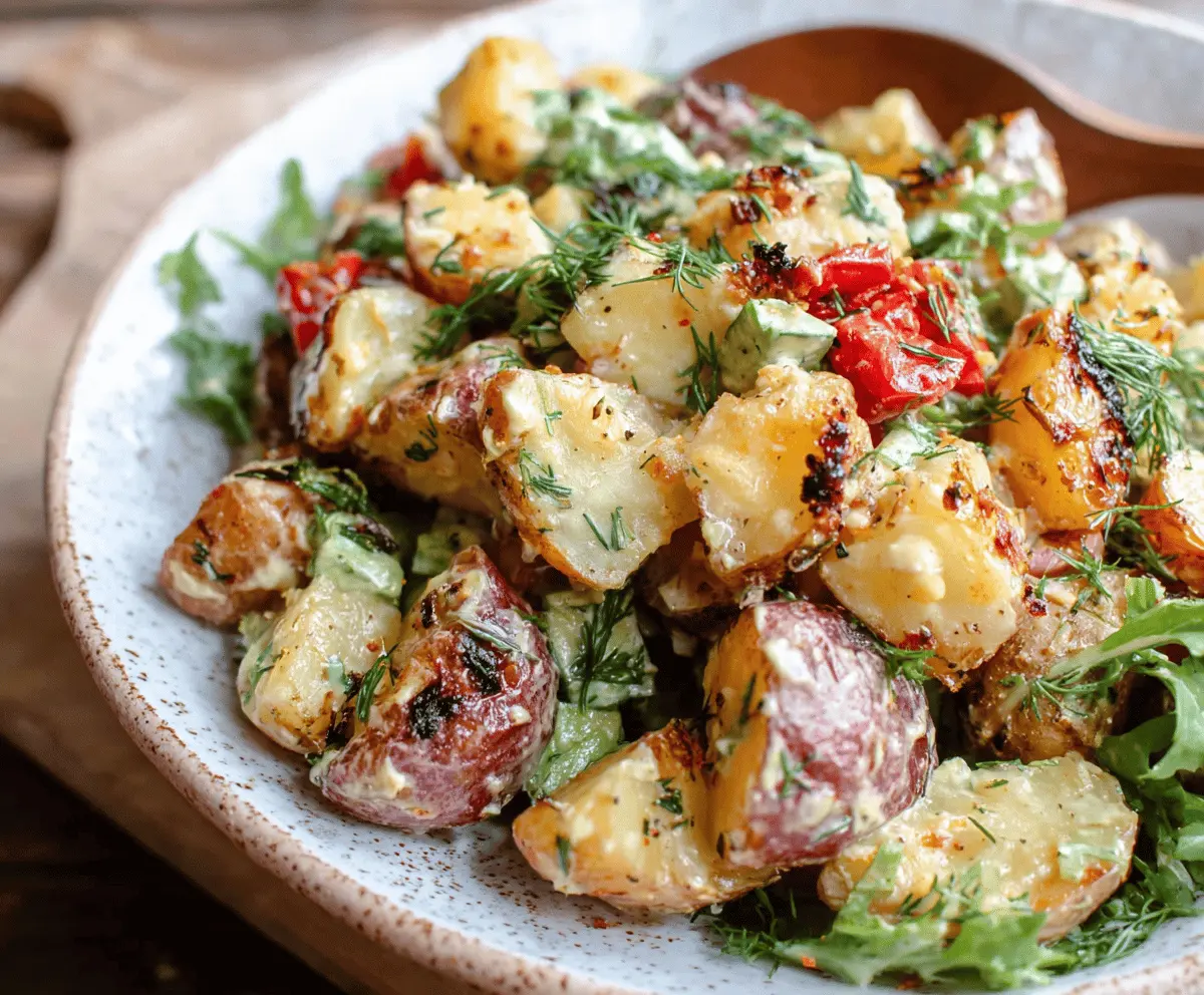 Creamy Roasted Potato Salad Recipe