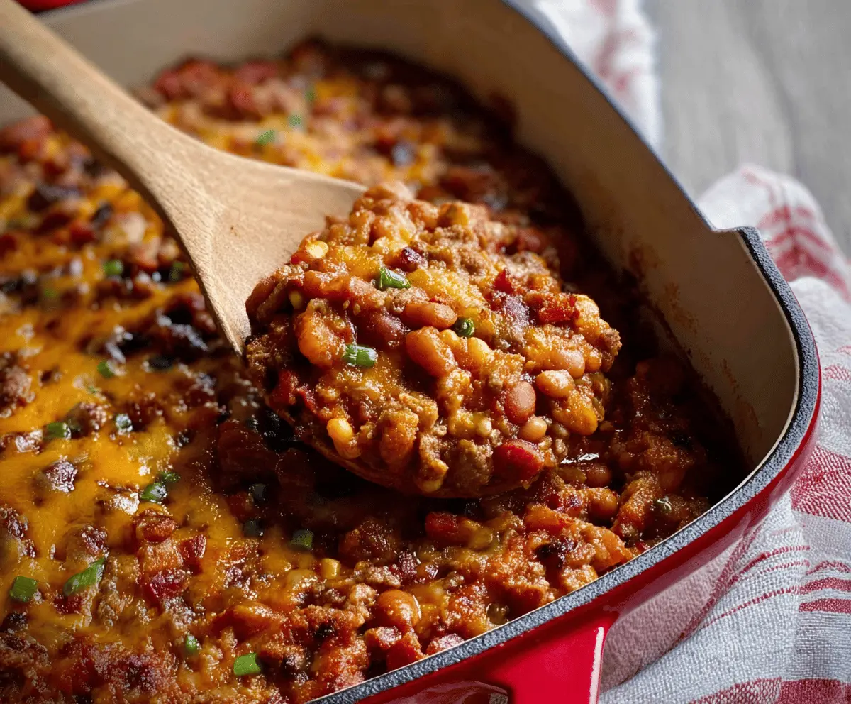 Easy Southern Cowboy Bean Bake Recipe