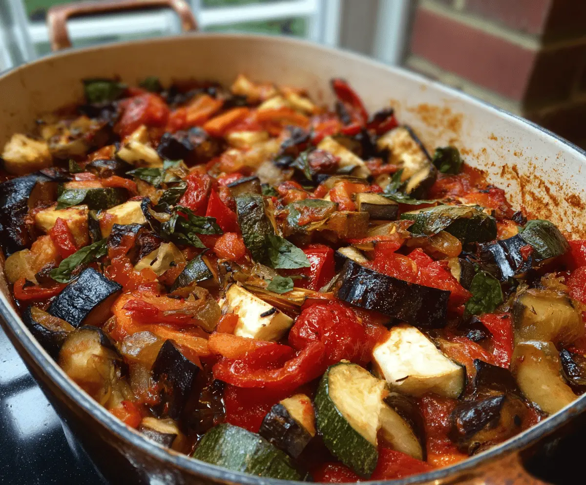 Greek Oven-Roasted Vegetable Stew Recipe