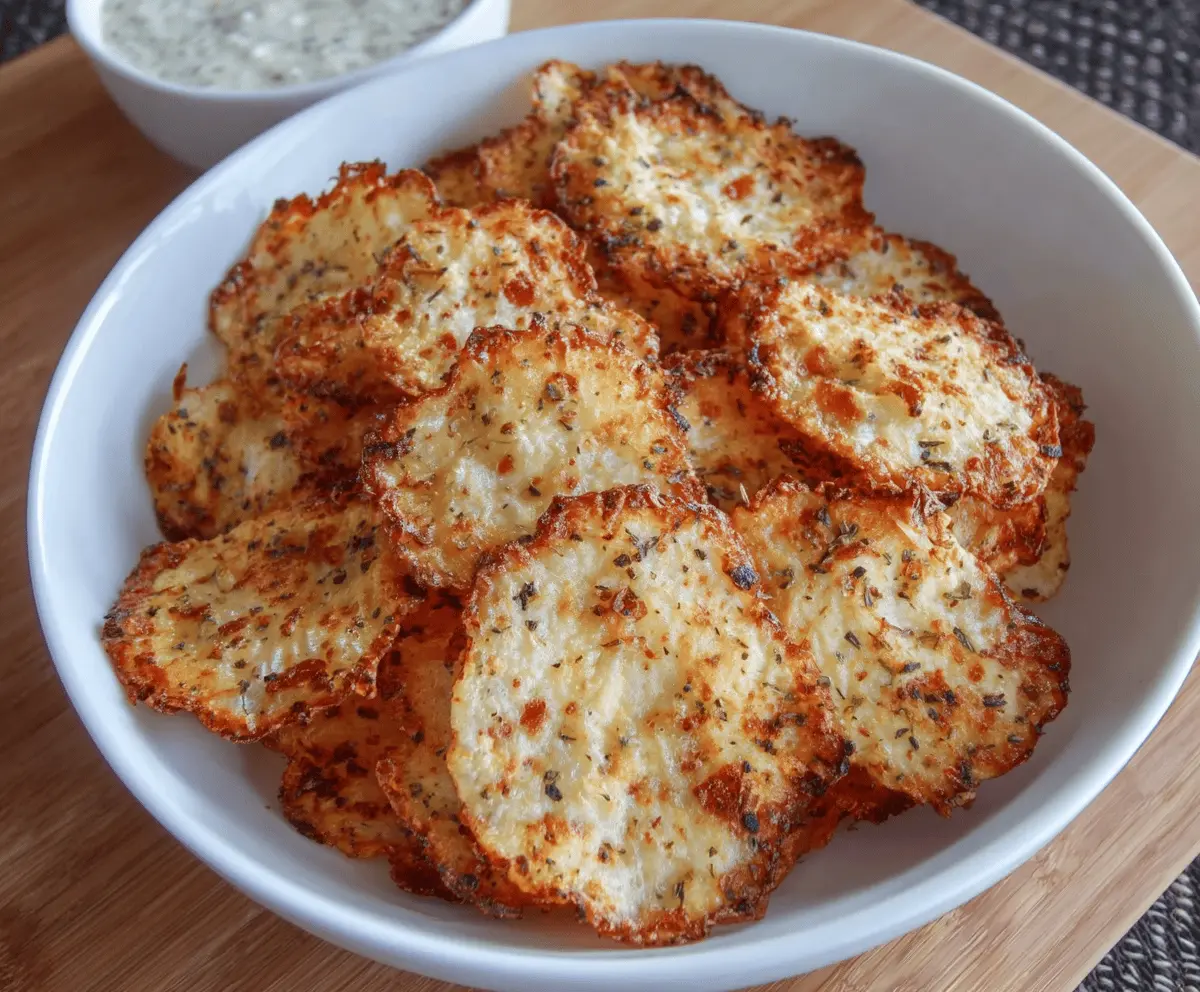 Crispy Cottage Cheese Chips Recipe for a Healthy Snack