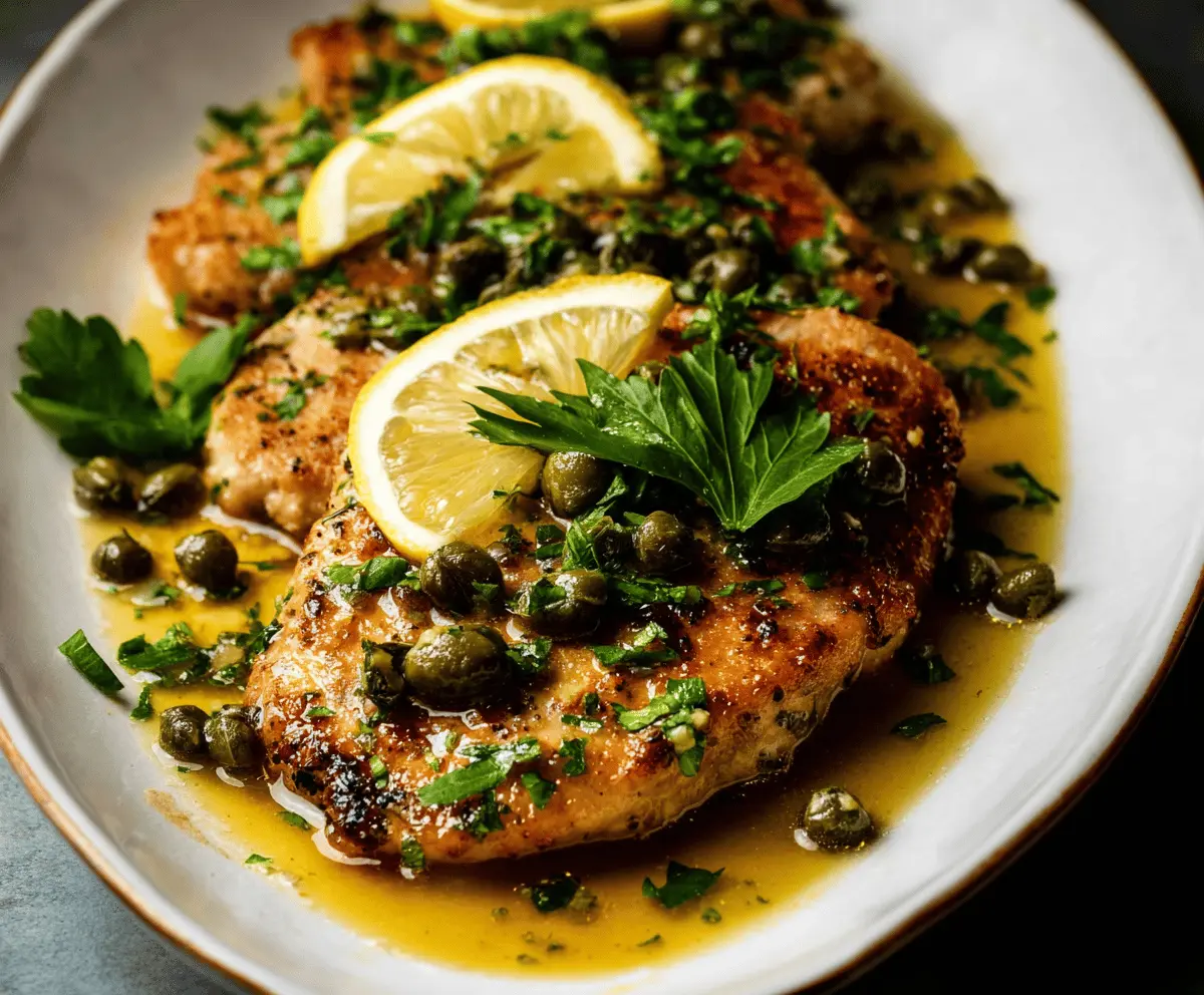 Easy Pork Piccata Recipe with Lemon Butter Sauce