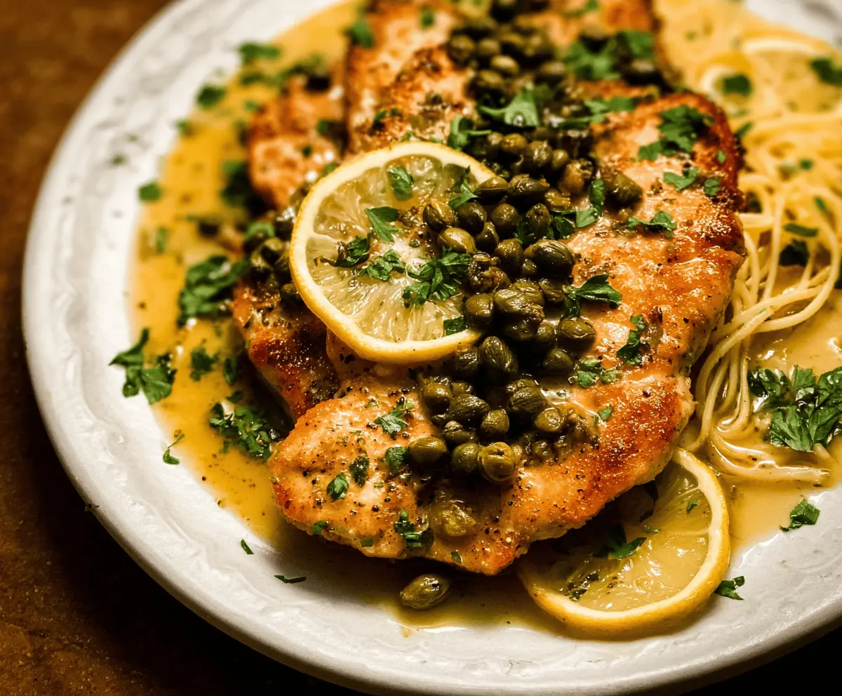 Easy Pork Piccata Recipe with Lemon Butter Sauce