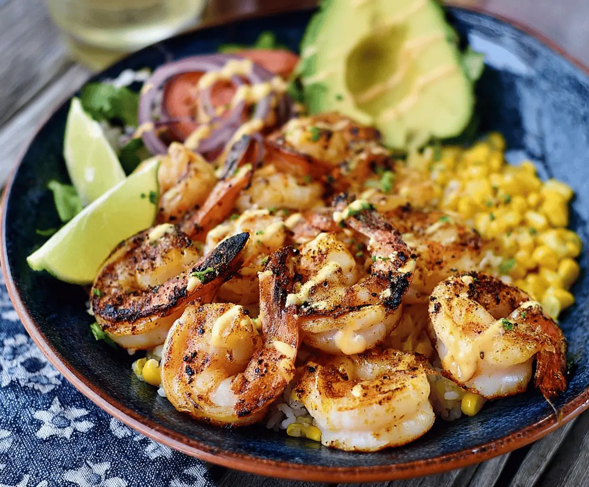Easy Irresistible Grilled Shrimp Bowl Recipe
