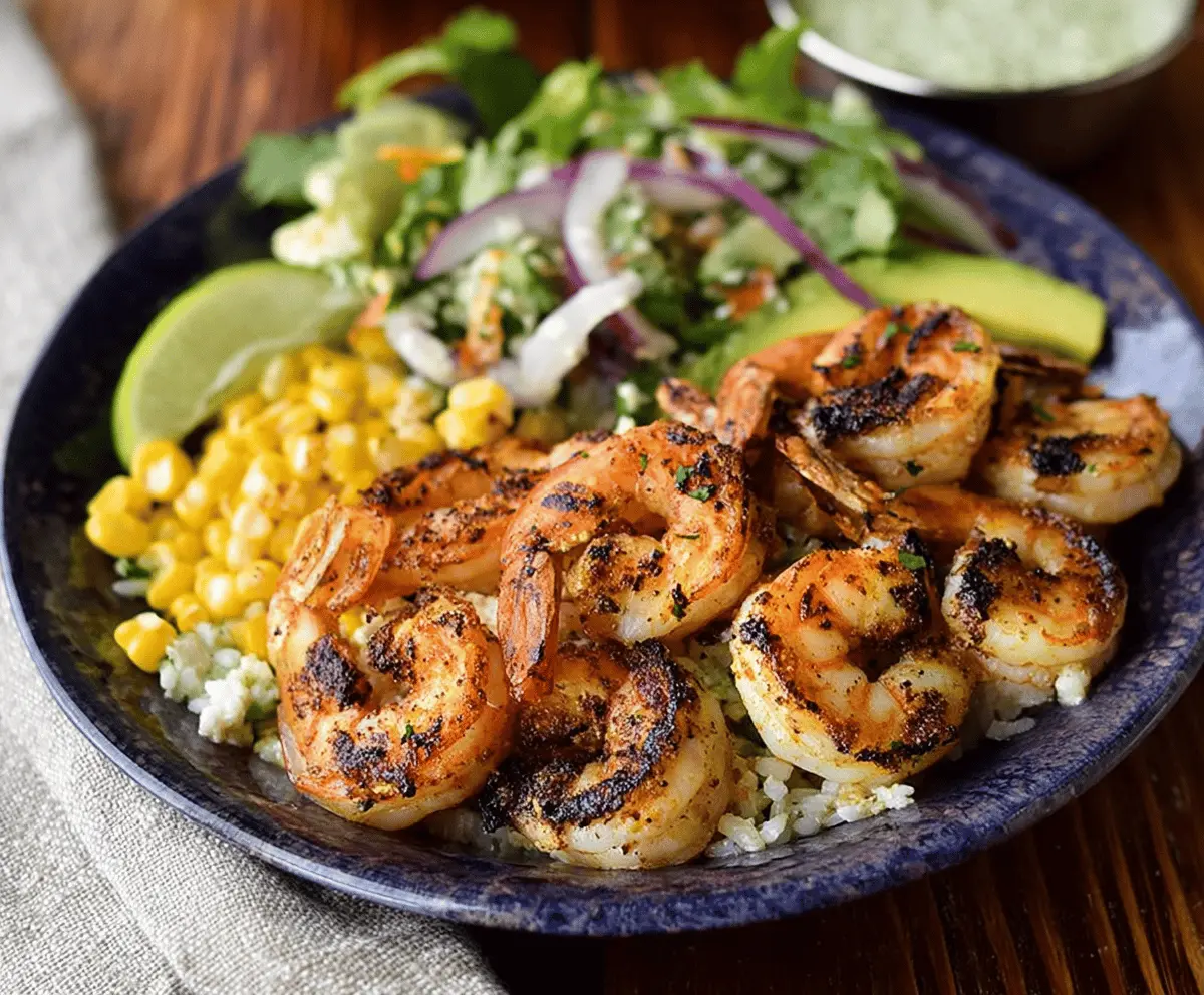 Easy Irresistible Grilled Shrimp Bowl Recipe