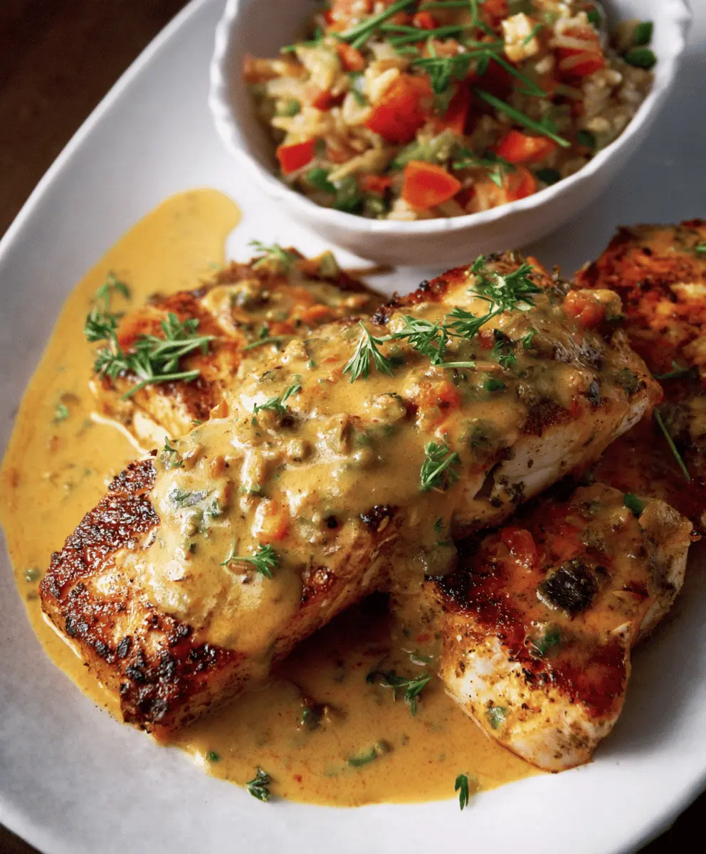 Creamy Creole Red Snapper Recipe