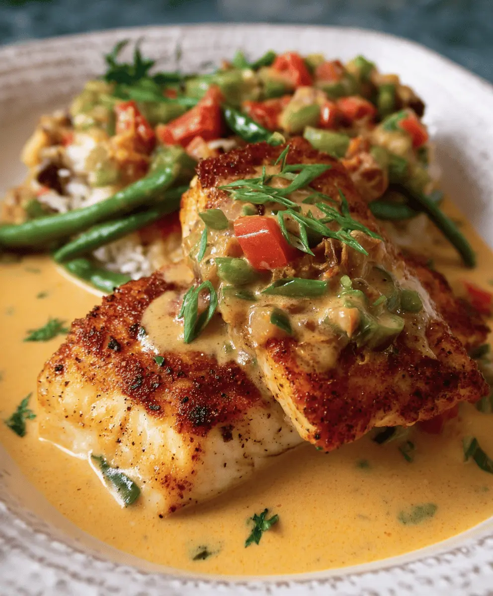 Creamy Creole Red Snapper Recipe