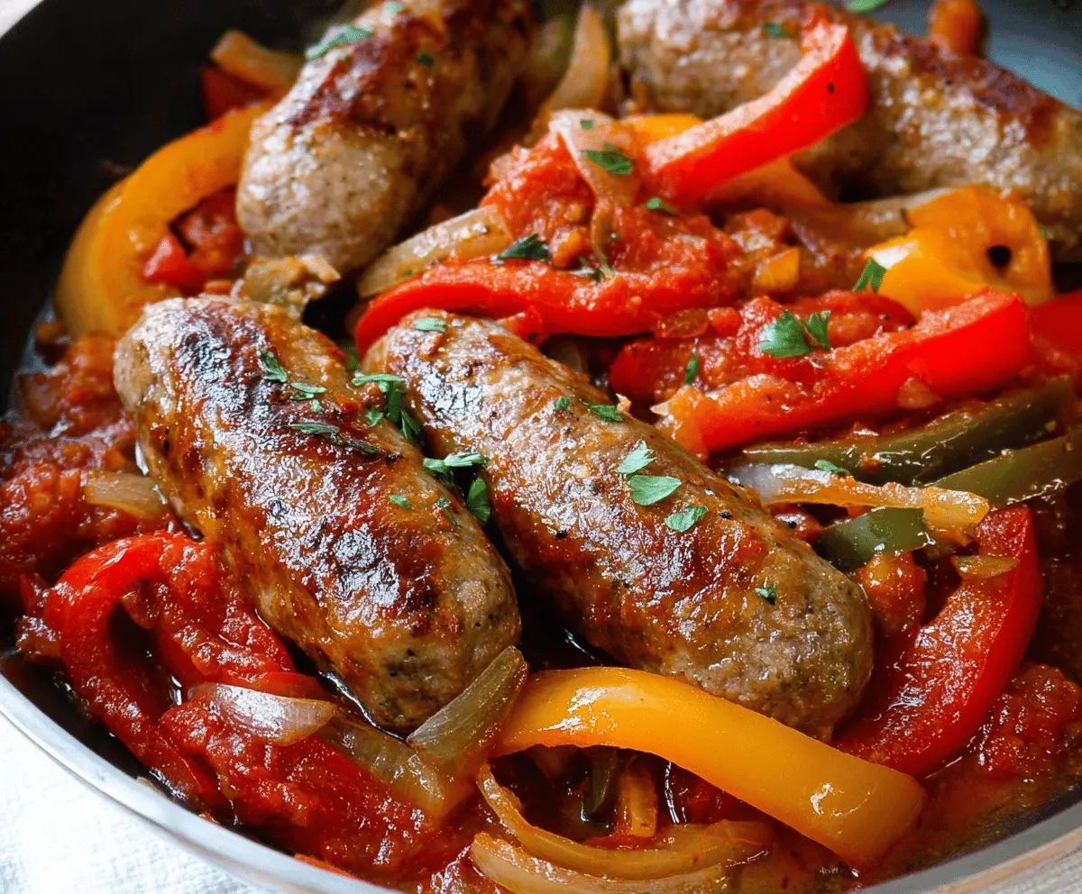 Italian Sausage and Peppers