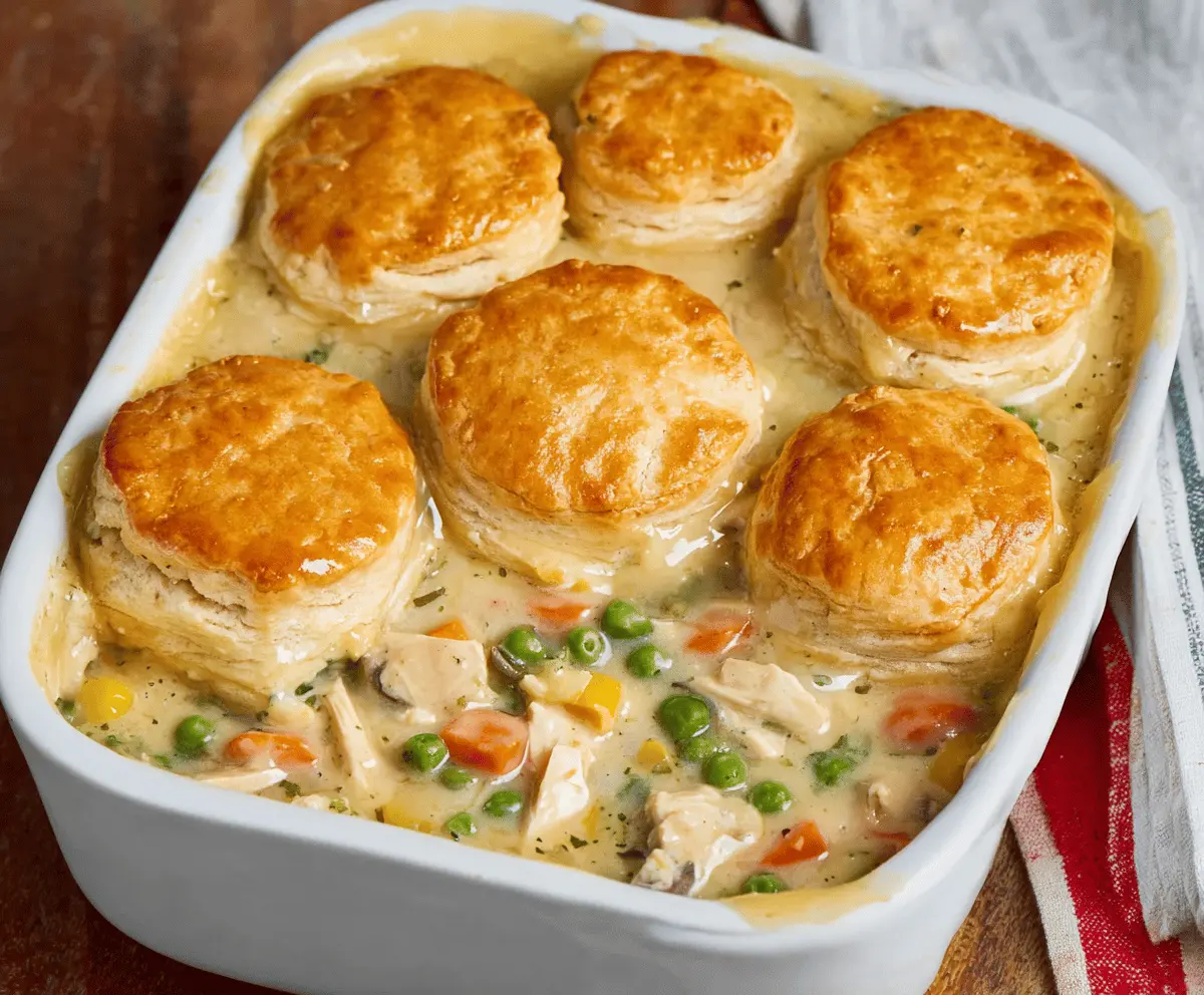 Easy Homemade Chicken Pot Pie Casserole Recipe