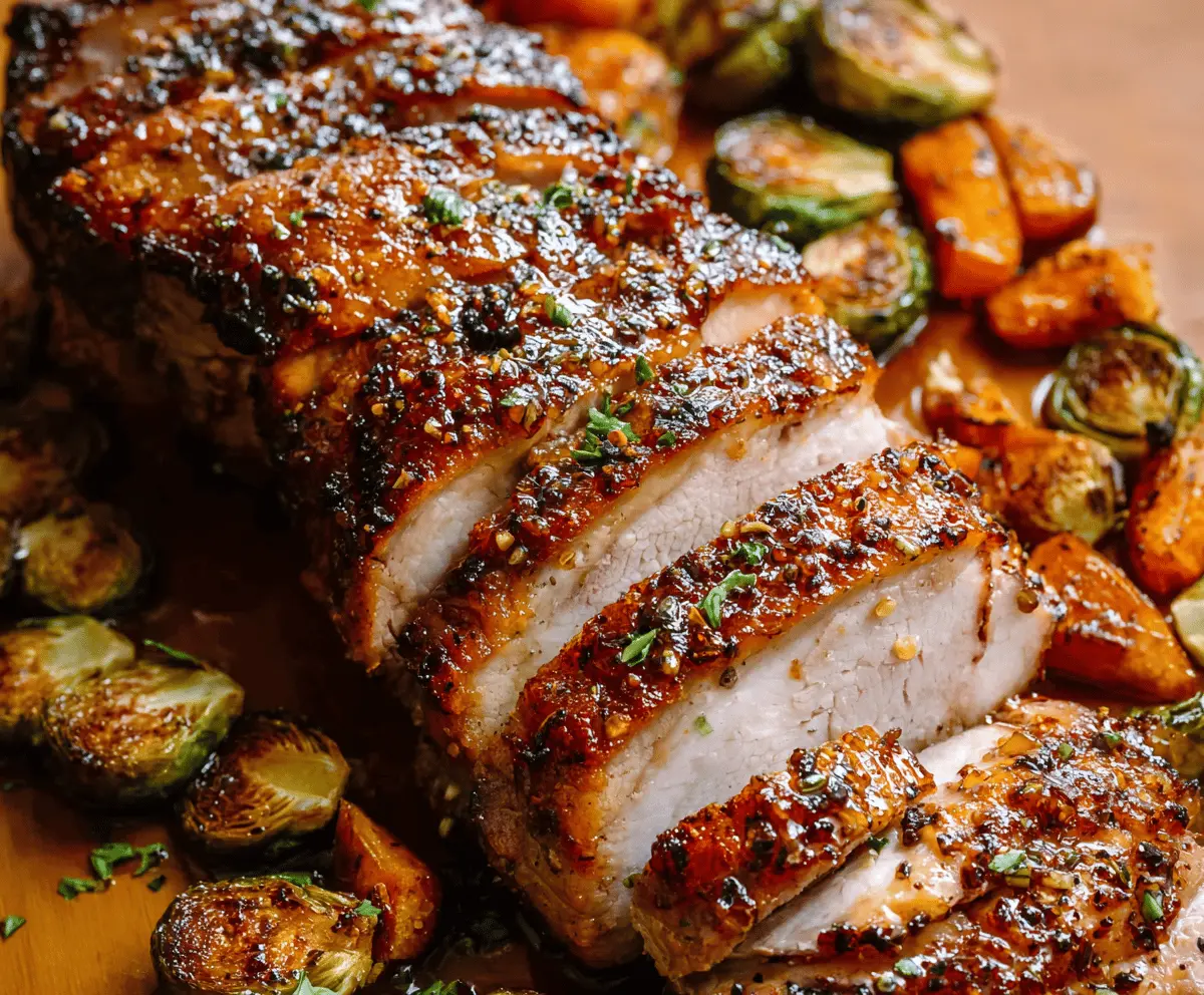 Easy Roasted Honey Garlic Pork Recipe