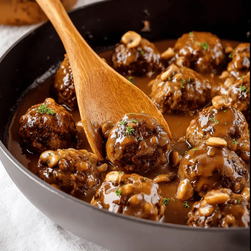 Easy Salisbury Steak Meatballs Recipe for Comfort Food Fans