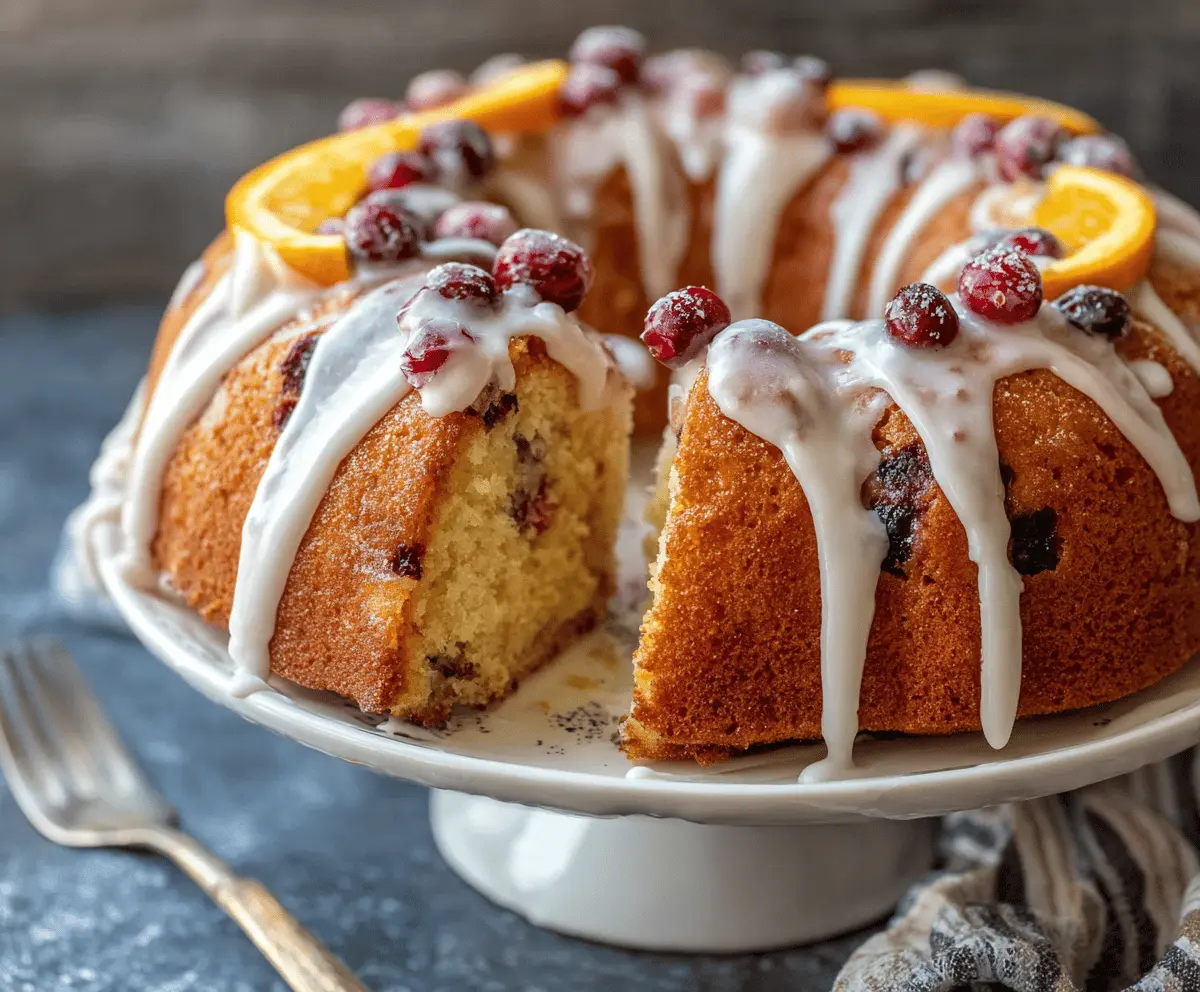 Cranberry Orange Bundt Cake
