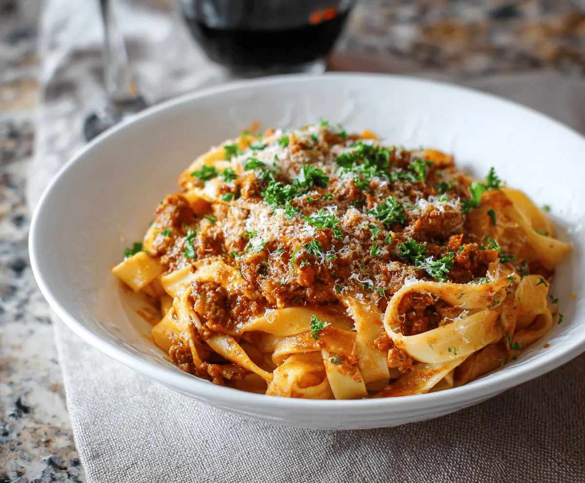 Easy Pumpkin Ragu Pasta Sauce