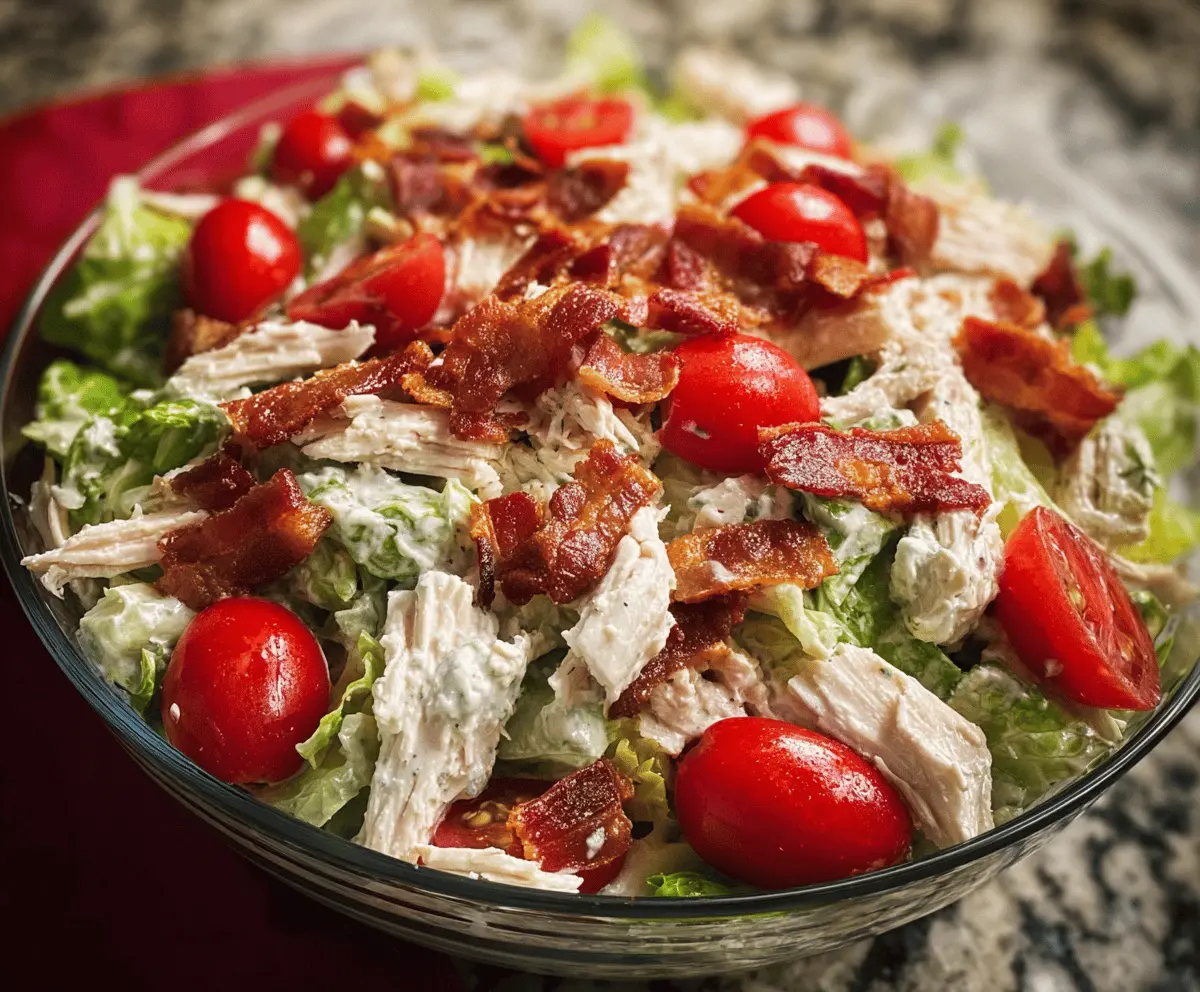 Irresistible BLT Chicken Salad